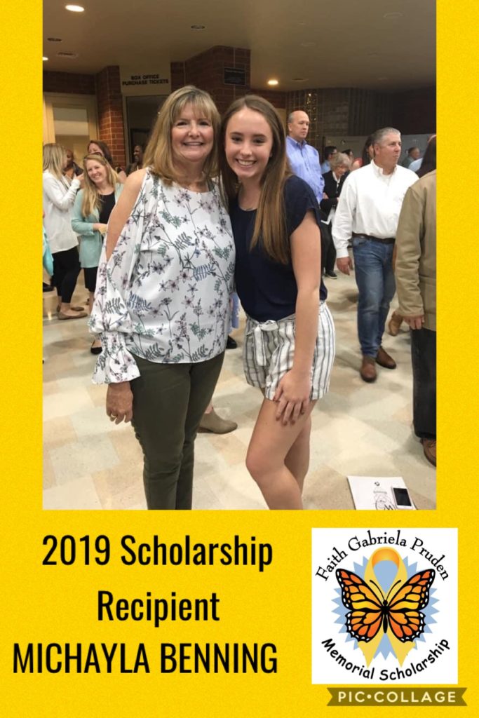 2019 scholarship recipient